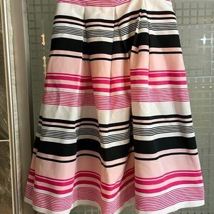 Black, white and pink size 6 NYCO a line skirt
